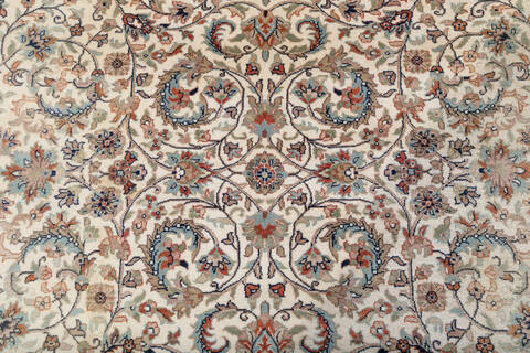 Pak-Persian Beige Hand Knotted 57 X 78  Area Rug 700-147662 Image 3