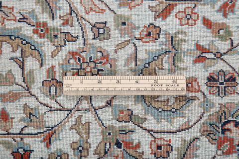 Pak-Persian Beige Hand Knotted 57 X 78  Area Rug 700-147662 Image 7