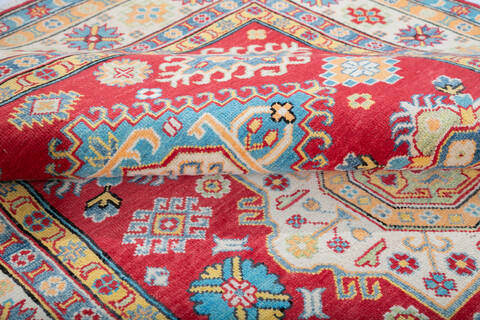 Kazak Red Hand Knotted 57 X 83  Area Rug 700-147763 Image 6