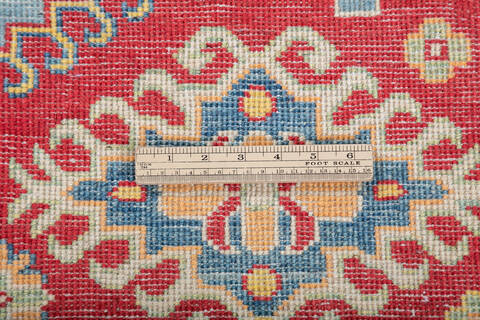 Kazak Red Hand Knotted 57 X 83  Area Rug 700-147763 Image 7
