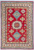 Kazak Red Hand Knotted 59 X 83  Area Rug 700-147766 Thumb 0