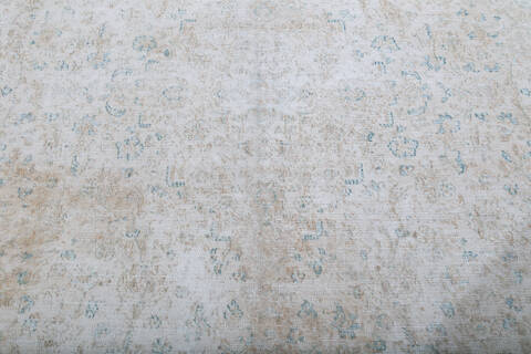 Overdyed White Hand Knotted 96 X 120  Area Rug 700-147915 Image 2
