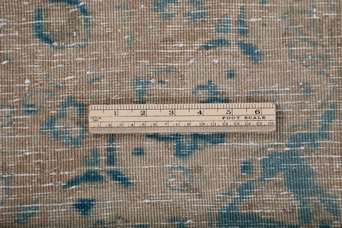 Overdyed White Hand Knotted 96 X 120  Area Rug 700-147915 Image 4