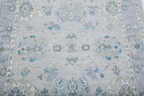 Chobi Light Gray Hand Knotted 41 X 61  Area Rug 700-147928 Image 3