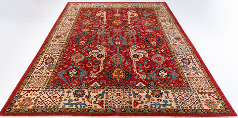 Chobi Red Hand Knotted 91 X 1111  Area Rug 700-147930 Image 1