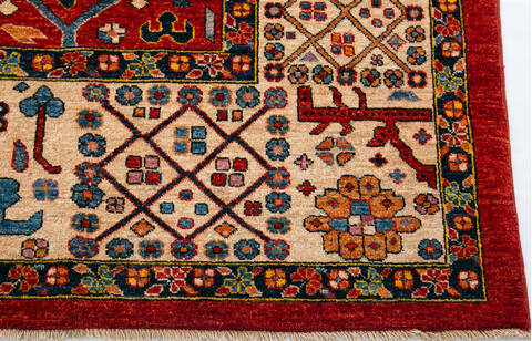 Chobi Red Hand Knotted 91 X 1111  Area Rug 700-147930 Image 5