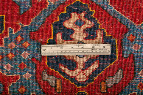 Chobi Red Hand Knotted 91 X 1111  Area Rug 700-147930 Image 7