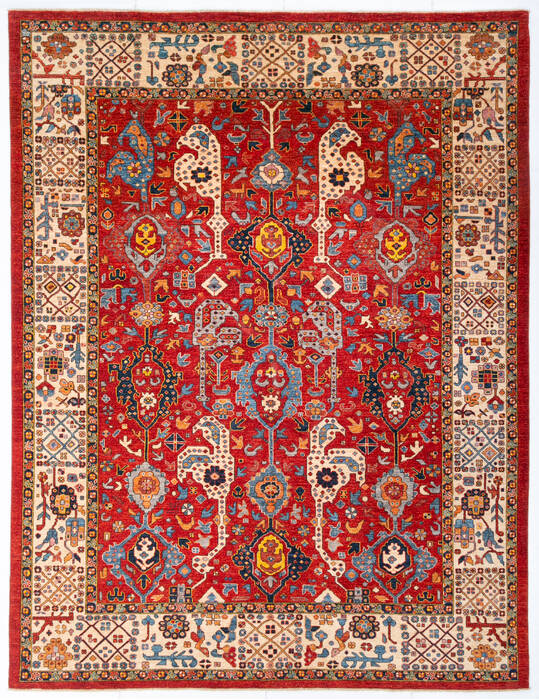 Chobi Red Hand Knotted 91 X 1111  Area Rug 700-147930 Image 0