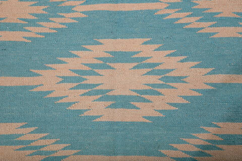 Kilim Blue Hand Knotted 59 X 710  Area Rug 700-147944 Image 3