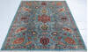 Chobi Green Hand Knotted 61 X 82  Area Rug 700-148012 Thumb 1
