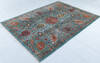 Chobi Green Hand Knotted 61 X 82  Area Rug 700-148012 Thumb 2