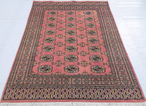 Bokhara Red Hand Knotted 41 X 511  Area Rug 700-148068 Image 1