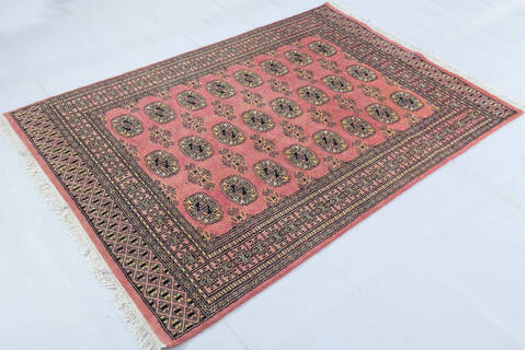 Bokhara Red Hand Knotted 41 X 511  Area Rug 700-148068 Image 2