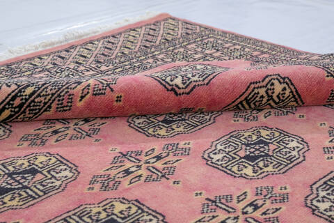 Bokhara Red Hand Knotted 41 X 511  Area Rug 700-148068 Image 5
