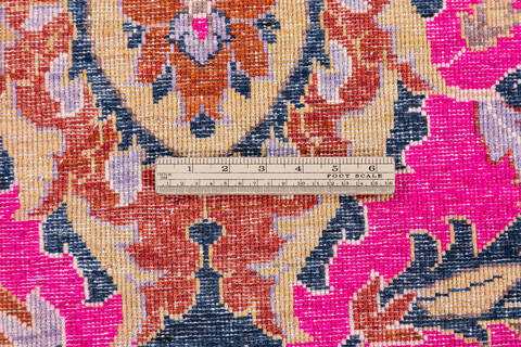 Chobi Purple Hand Knotted 85 X 911  Area Rug 700-148098 Image 7