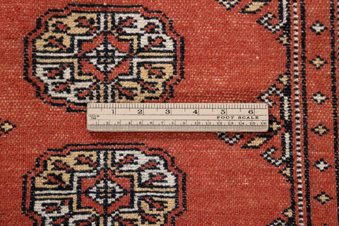 Bokhara Orange Hand Knotted 66 X 910  Area Rug 700-148107 Image 6