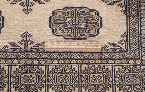 Bokhara Beige Hand Knotted 47 X 66  Area Rug 700-148109 Image 8