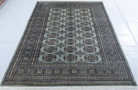 Bokhara Green Hand Knotted 48 X 610  Area Rug 700-148118 Image 1