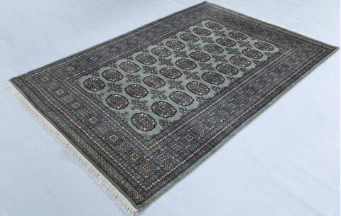 Bokhara Green Hand Knotted 48 X 610  Area Rug 700-148118 Image 2