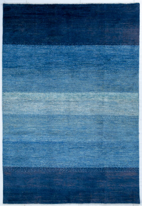 Gabbeh Blue Hand Knotted 67 X 97  Area Rug 700-148130 Image 0