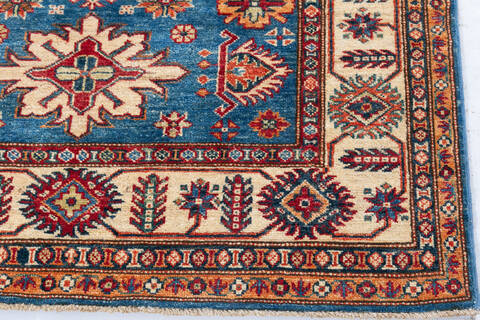 Kazak Blue Hand Knotted 311 X 61  Area Rug 700-148145 Image 3