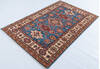 Kazak Blue Hand Knotted 311 X 61  Area Rug 700-148145 Thumb 2