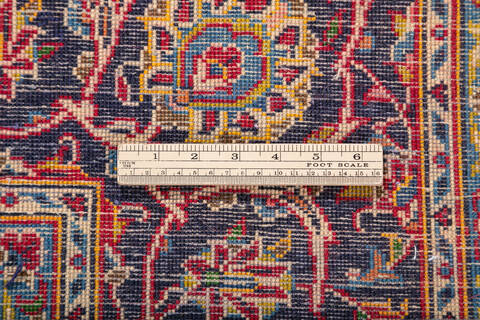 Kashan Red Hand Knotted 67 X 99  Area Rug 700-148151 Image 9
