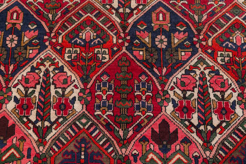 Bakhtiar Red Hand Knotted 74 X 100  Area Rug 700-148157 Image 3