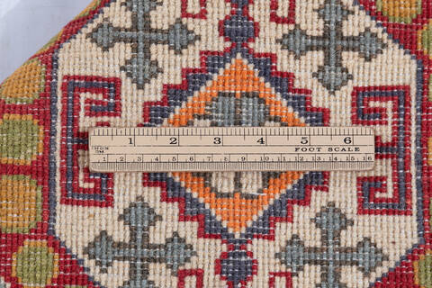 Kazak Grey Hand Knotted 40 X 58  Area Rug 700-148175 Image 6
