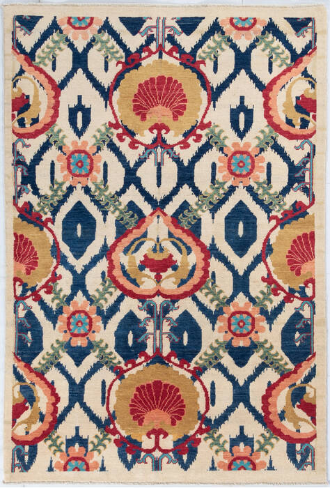 Kazak Beige Hand Knotted 41 X 61  Area Rug 700-148183 Image 0