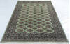 Bokhara Green Hand Knotted 48 X 65  Area Rug 700-148193 Thumb 1