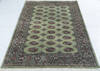 Bokhara Green Hand Knotted 41 X 64  Area Rug 700-148194 Thumb 1