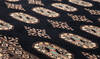 Bokhara Black Hand Knotted 41 X 59  Area Rug 700-148198 Thumb 3