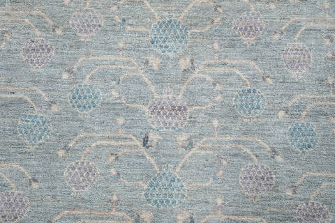 Chobi Green Hand Knotted 49 X 610  Area Rug 700-148219 Image 3
