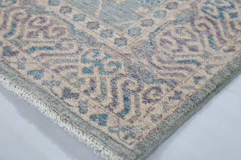 Chobi Green Hand Knotted 49 X 610  Area Rug 700-148219 Image 5
