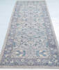Chobi Light Gray Runner Hand Knotted 30 X 80  Area Rug 700-148224 Thumb 1