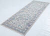 Chobi Light Gray Runner Hand Knotted 30 X 80  Area Rug 700-148224 Thumb 2
