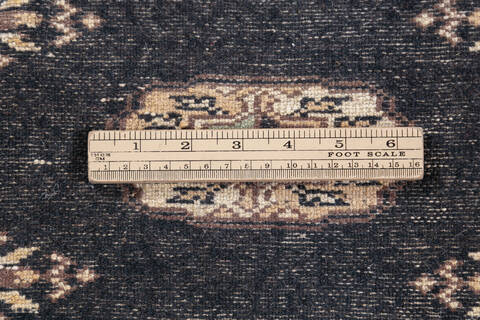 Bokhara Black Hand Knotted 44 X 510  Area Rug 700-148228 Image 6