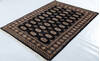 Bokhara Black Hand Knotted 44 X 510  Area Rug 700-148228 Thumb 2