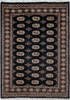 Bokhara Black Hand Knotted 44 X 510  Area Rug 700-148228 Thumb 0