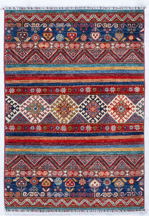 Chobi Red Hand Knotted 34 X 48  Area Rug 700-148231 Image 0
