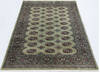 Bokhara Green Hand Knotted 40 X 59  Area Rug 700-148241 Thumb 1