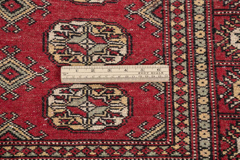 Bokhara Red Hand Knotted 41 X 510  Area Rug 700-148257 Image 7