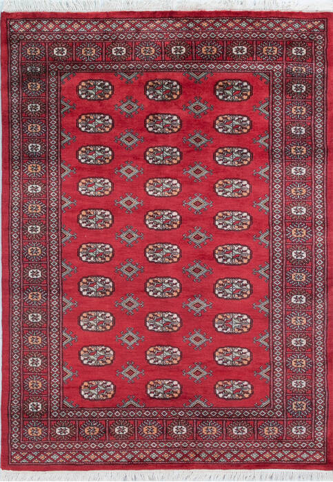 Bokhara Red Hand Knotted 42 X 510  Area Rug 700-148260 Image 0