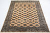 Bokhara Beige Hand Knotted 58 X 84  Area Rug 700-148271 Thumb 1