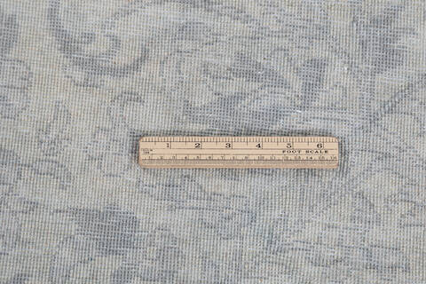Chobi Grey Hand Knotted 83 X 98  Area Rug 700-148286 Image 7