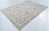 Chobi Light Blue Hand Knotted 81 X 104  Area Rug 700-148294 Thumb 2