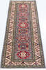 Kazak Grey Runner Hand Knotted 21 X 64  Area Rug 700-148310 Thumb 1