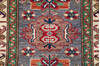 Kazak Grey Runner Hand Knotted 21 X 64  Area Rug 700-148310 Thumb 6