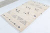 Moroccan Beige Hand Knotted 52 X 82  Area Rug 700-148313 Thumb 2